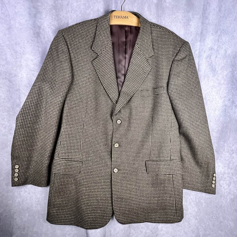 Gianfranco Ruffini Italy Brown Sport Coat Blazer Mens See Measurements